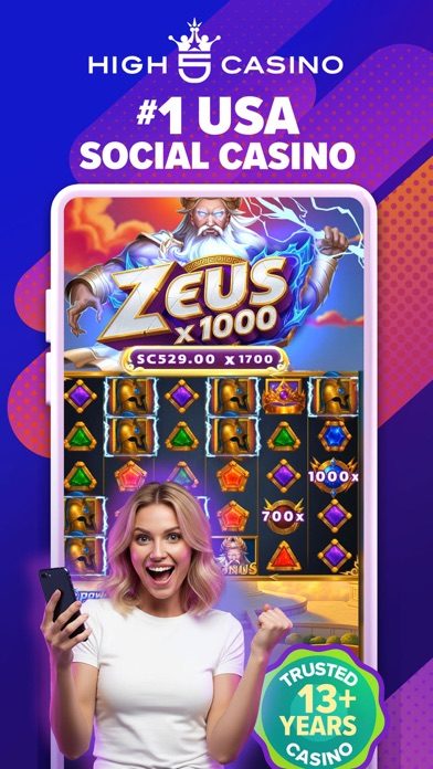 High 5 Casino app — screen 1 of 4
