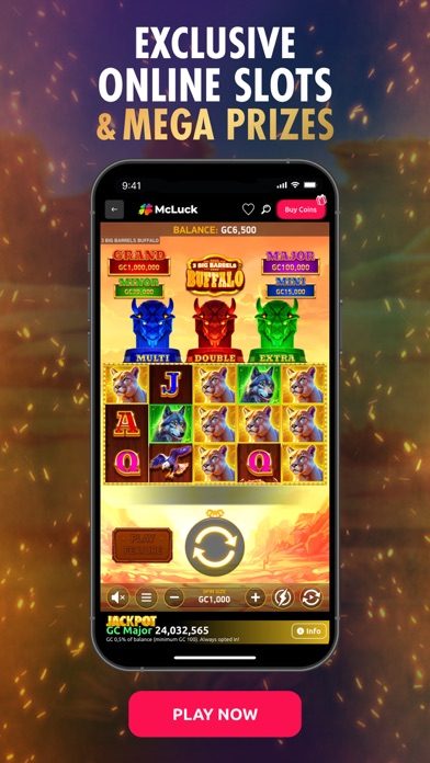 McLuck app — screen 4 of 4