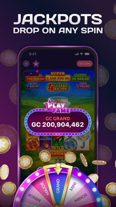 PlayFame app — screen 4 of 4